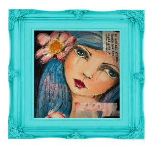 Letting in the Light, acrylic and mixed media artwork