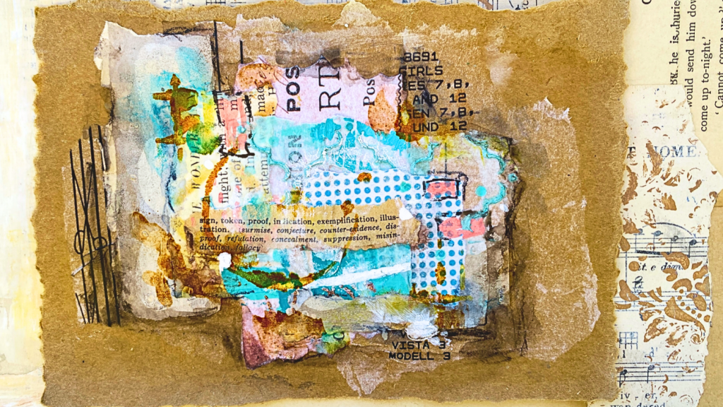 The Difference Between Matte and Gloss Mod Podge In Collage Art · Artsy  Fartsy Life